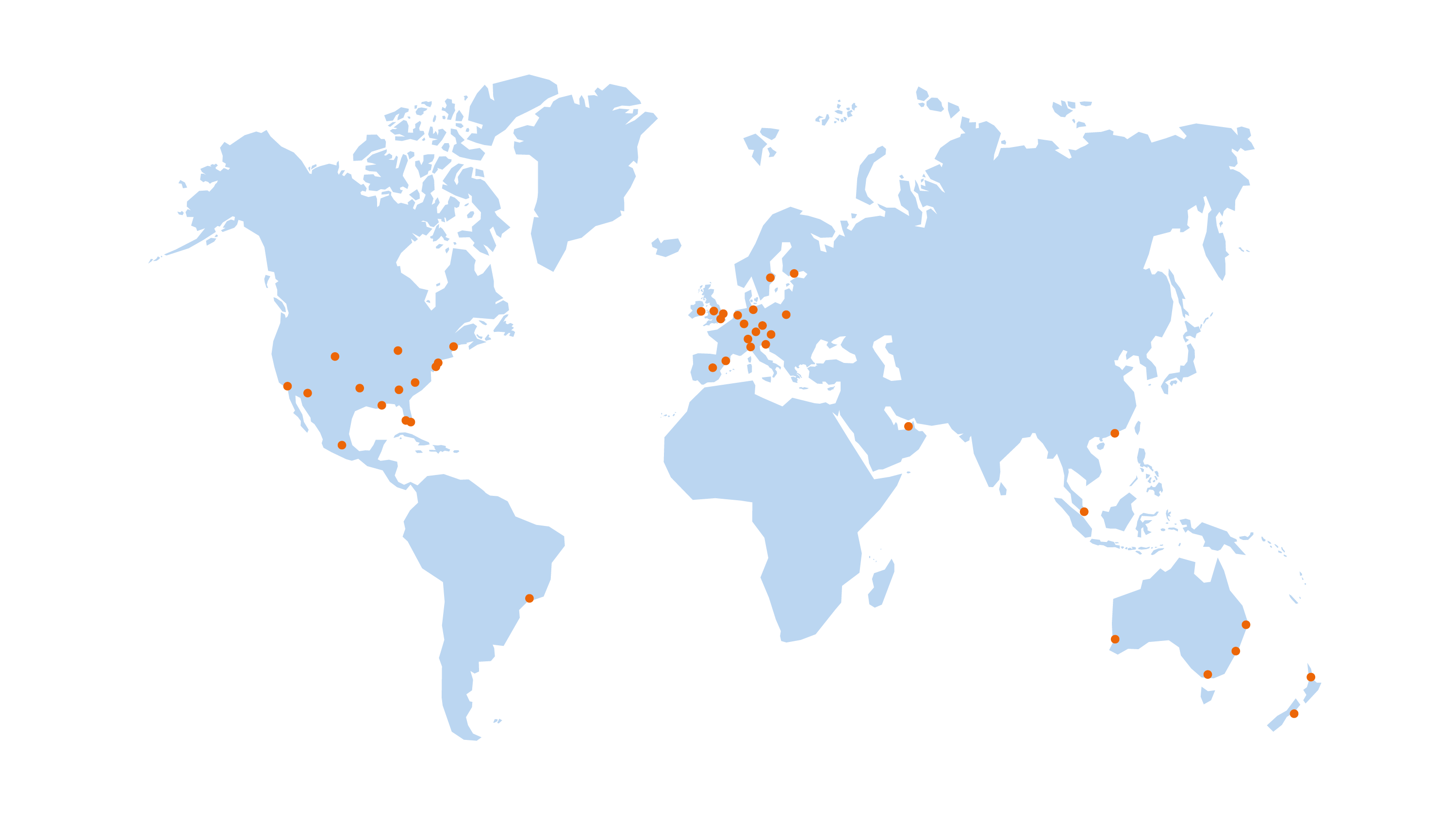 DUAL Locations Map